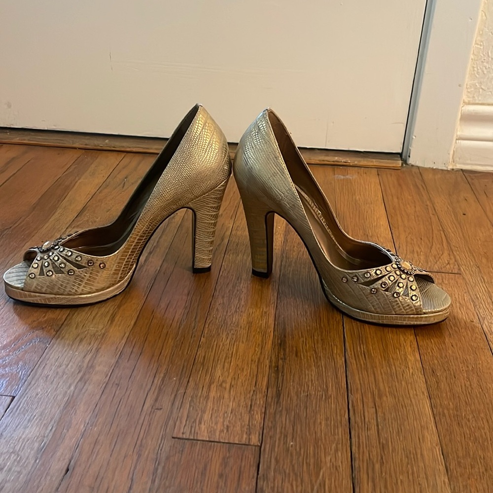 Carlos Santana peep toe heels - Picture 6 of 9